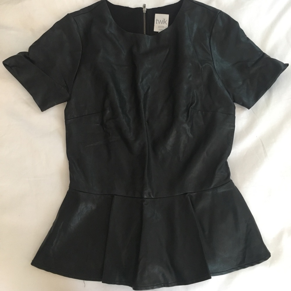 Twik pleather shirt